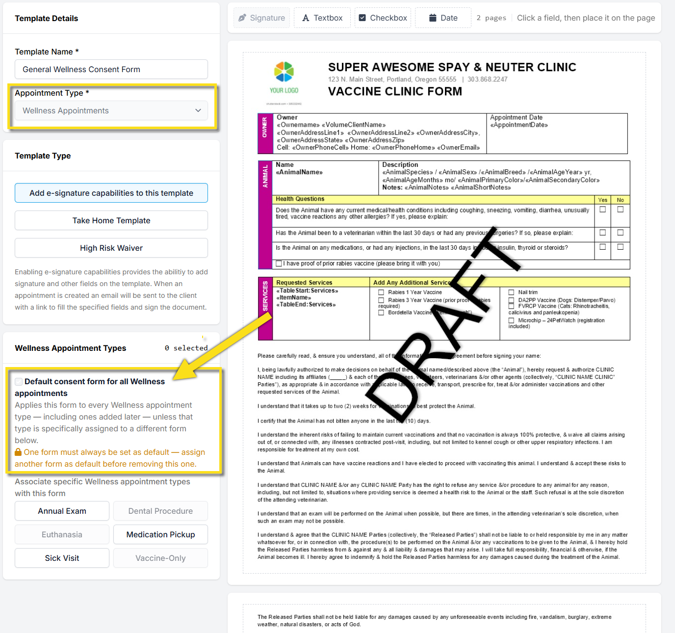 setting-default-consent-form